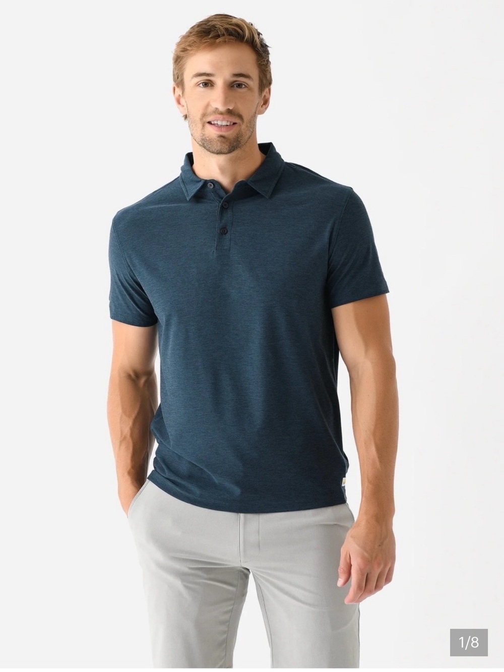 Men’s Vuori Strato Tech Polo Navy
